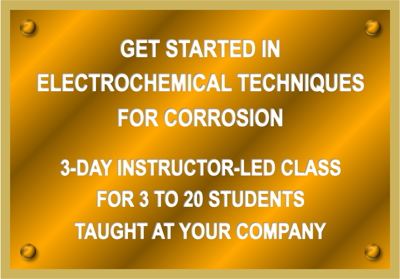 Brass Plaque-Electrochemical Techniques for Corrosion